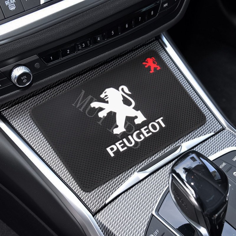 1 / 2Pcs Pad Karet Anti Slip Multifungsi Holder Handphone Untuk Dashboard Mobil Peugeot 3008 / 508 / 408 / 5008 / 206 / 207 / 307 / 308 / 2008 / 406