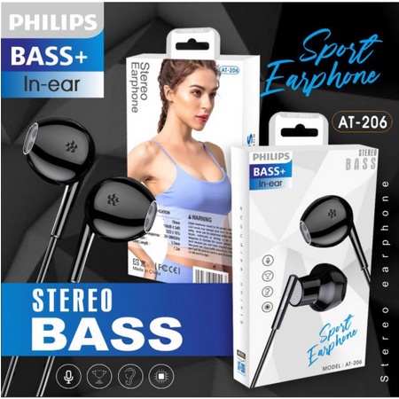 Handsfree Earphone Seri Terbaru Extra Bass + Packing Import