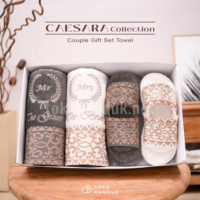 Mahar Toko Handuk - Gift Set 4In1 Verona (Custom Bordir / Kado / Seserahan)