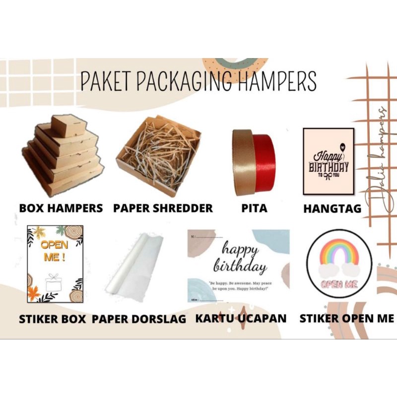 

Paket lengkap Hampers / Box Hampers Pita / kotak packaging lengkap