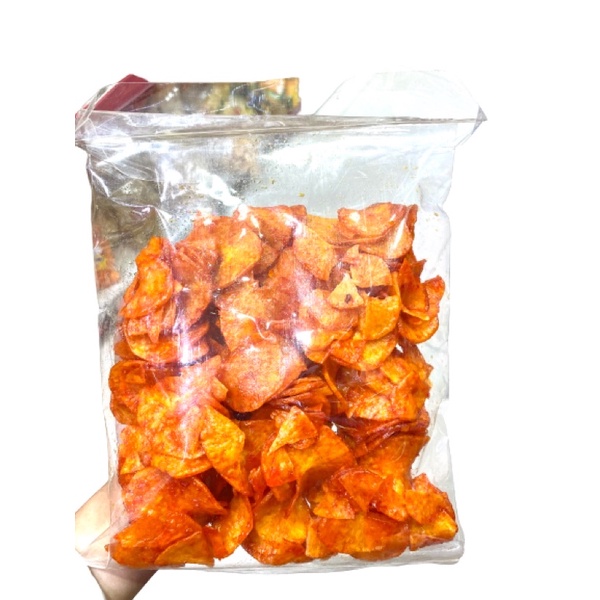 

Keripik sanjai balado/Keripik singkong pedas khas padang