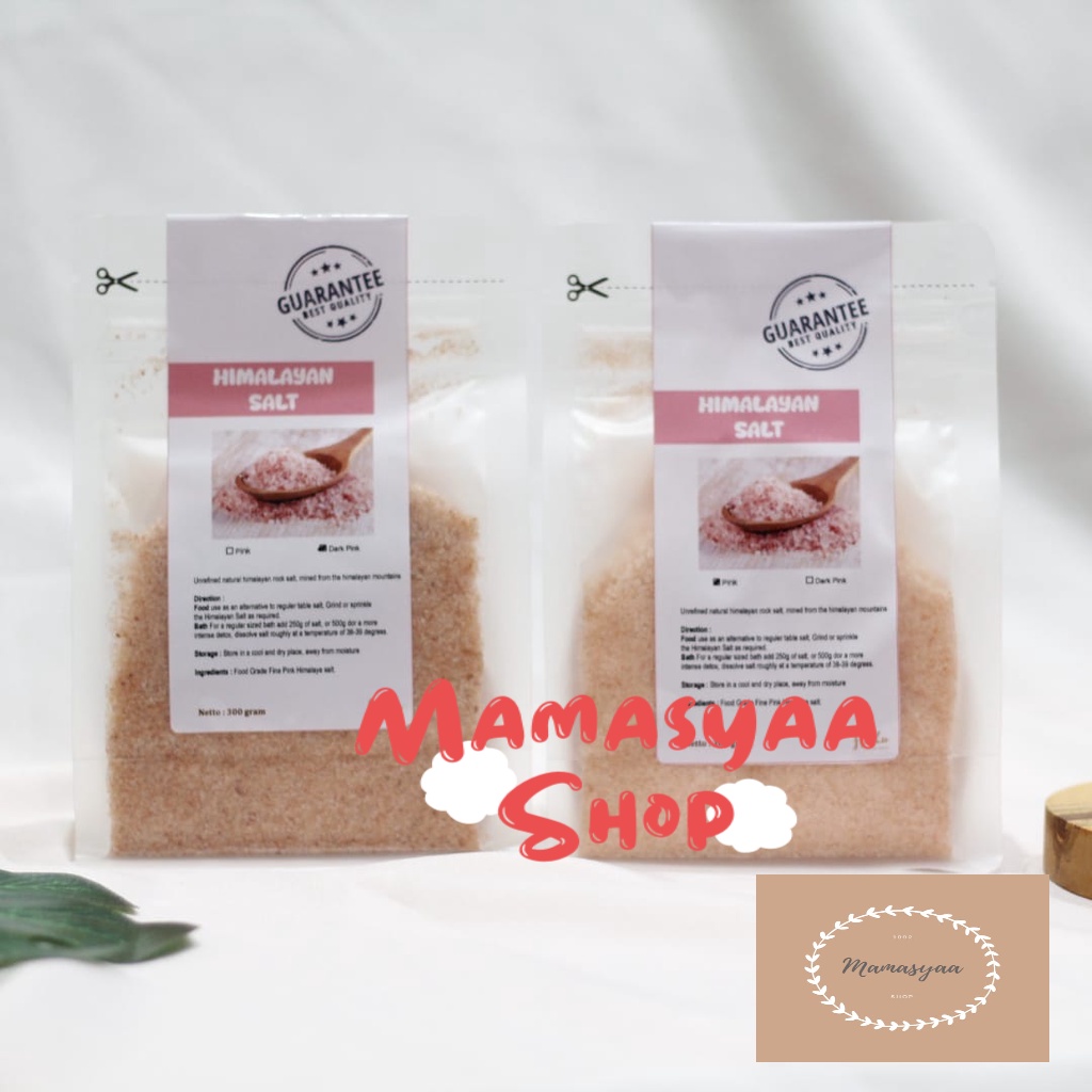 

Garam Himalaya / Himalayan Salt Kualitas Premium 300 Gram