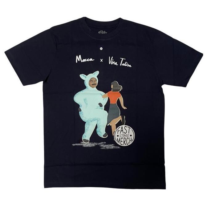 Kaos / T-Shirt Band Mocca X Vira Talisa (Navy) Original