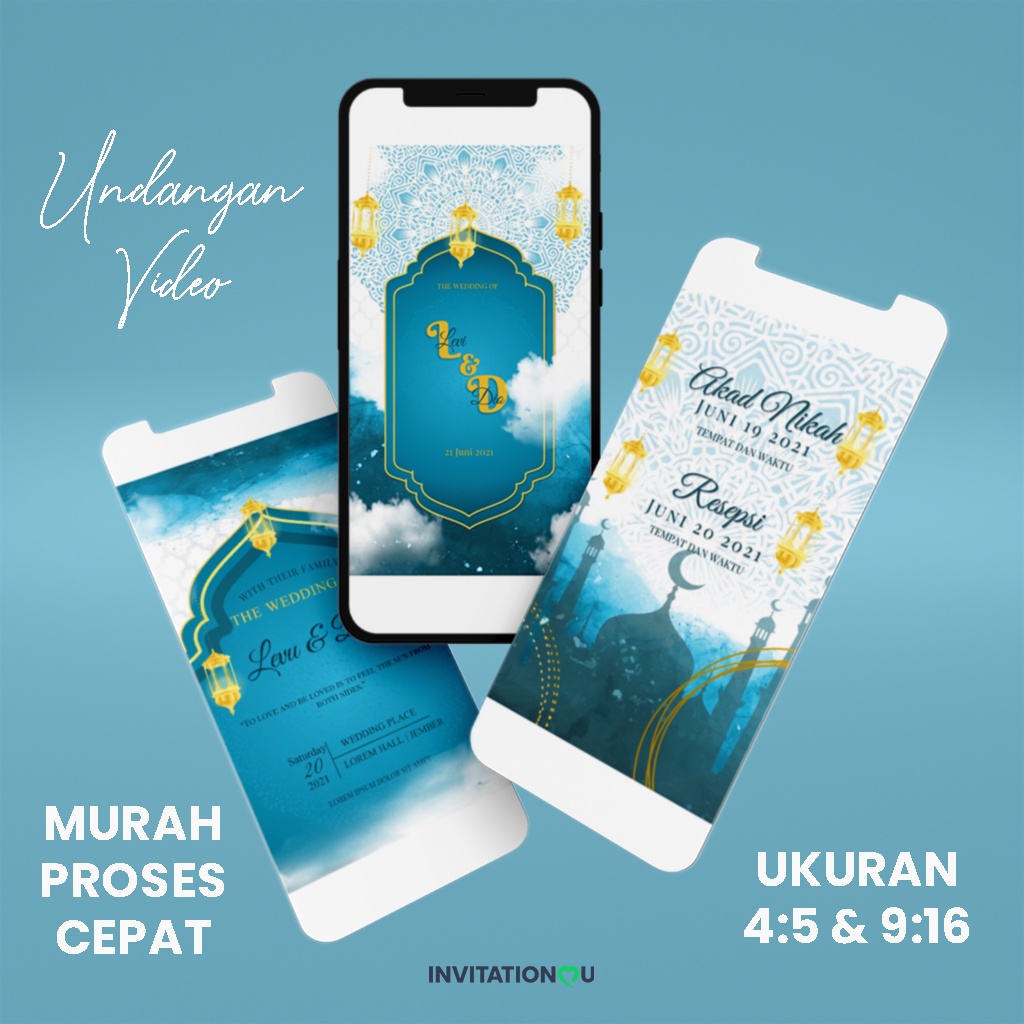 UNDANGAN PERNIKAHAN DIGITAL UNDANGAN PERNIKAHAN ONLINE VIDEO UNDANGAN PERNIKAHAN ISLAMIC 3