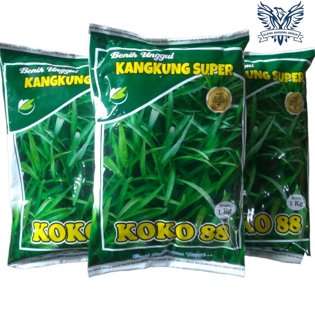 Benih Bibit KOKO 88 1 kg  KANGKUNG DAUN SEMPIT SUPER BERSERTIFIKAT