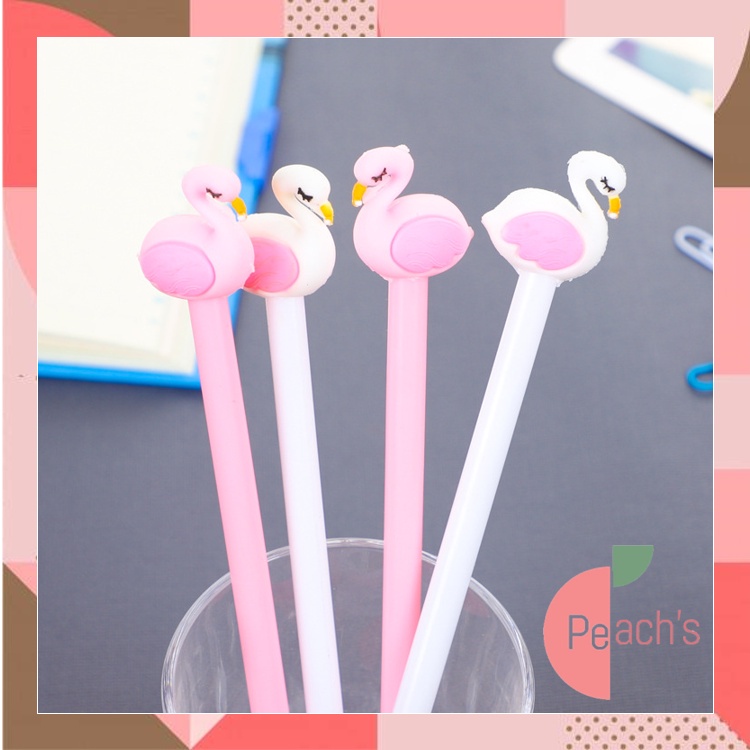

PEACH - Pulpen Gel Karakter Burung Bangau lucu / Alat Tulis Sekolah Kantor / Pena Angsa Gel Cair / Pena Karakter Flaminggo Lucu S5616