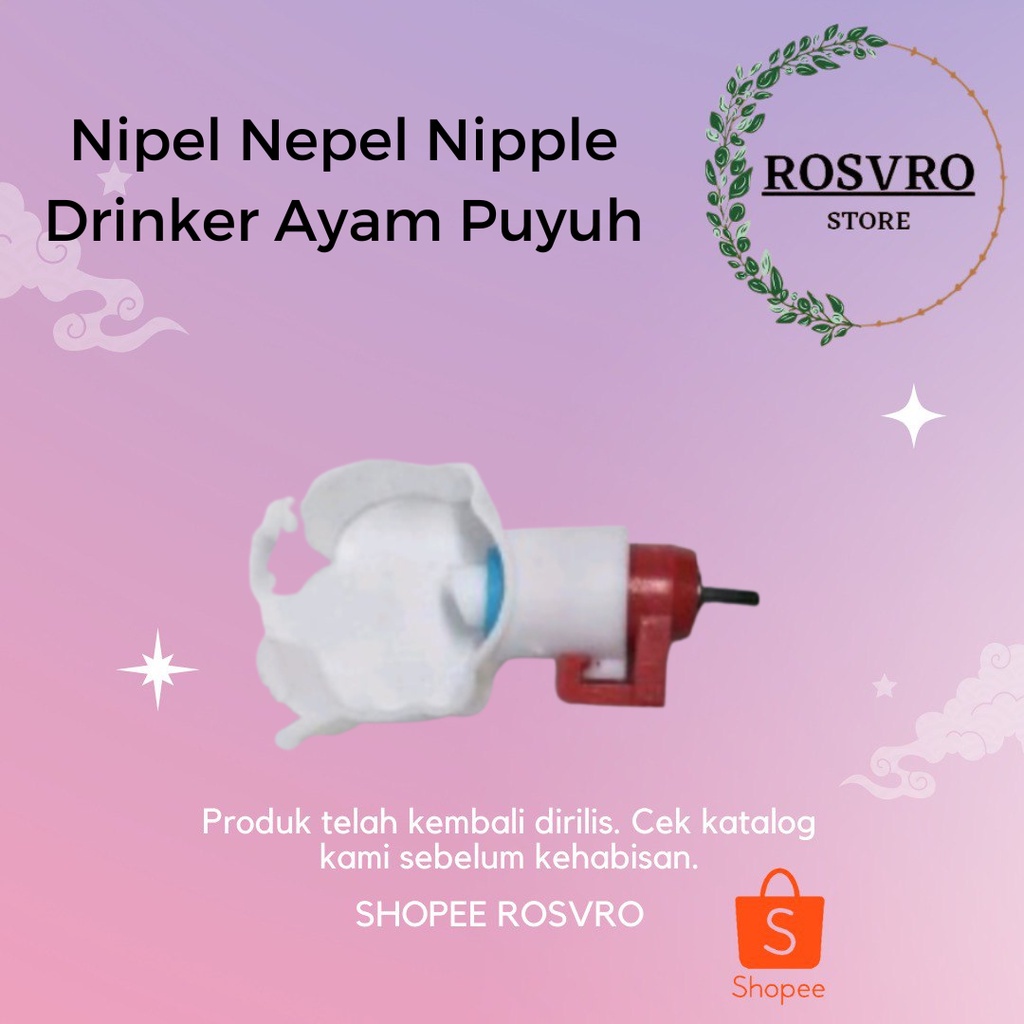 Nipel Nepel Nipple Drinker Ayam Puyuh