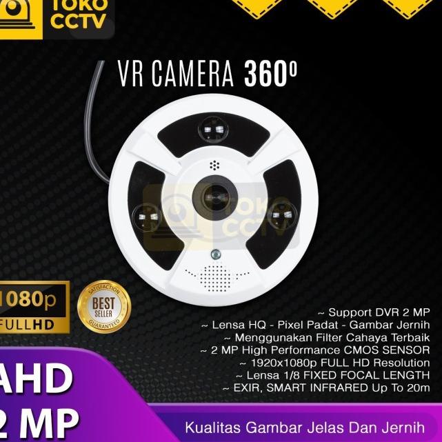 CAMERA CCTV PANORAMA FISH EYE 360 AHD 1080P