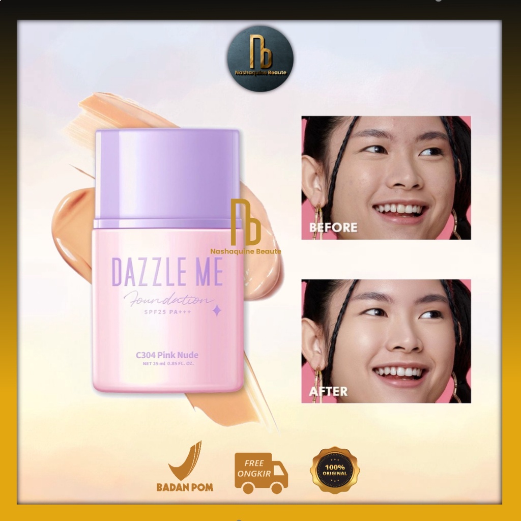 Dazzle Me Day By Day Foundation | Full Coverage Oil Control Long Lasting Makeup SPF 25 PA+++