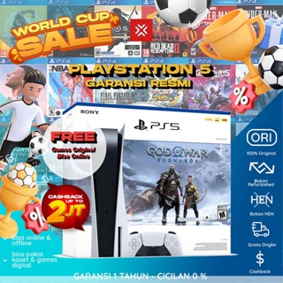 SONY PS5 Playstation 5 Disc Digital GARANSI RESMI SONY INDONESIA Bonus Bundle Banyak Games