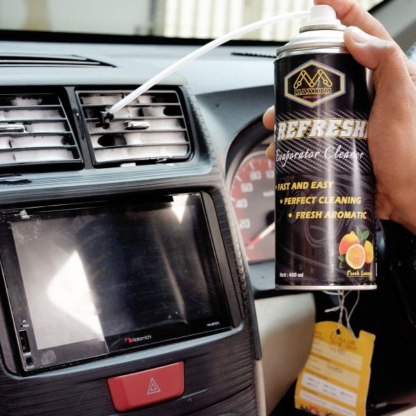 AC Cleaner AC Refresher Pembersih AC Mobil & AC Split Rumah -By Maxxim - SINGLE LEMON
