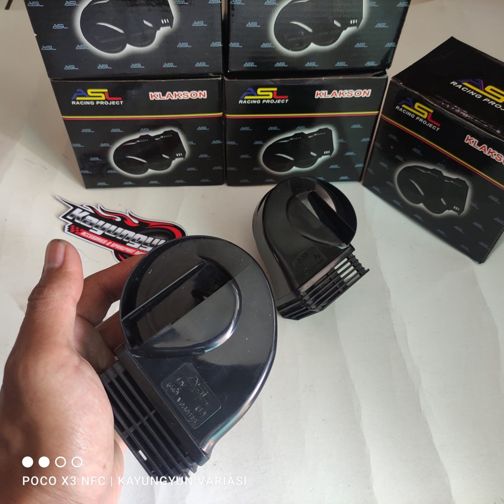 KLAKSON KEONG DOUBLE ASL SATU SUARA ANTI AIR UNTUK MOTOR DAN MOBIL 12 VOLT KLAKSON MURAH BISA UNTUK 