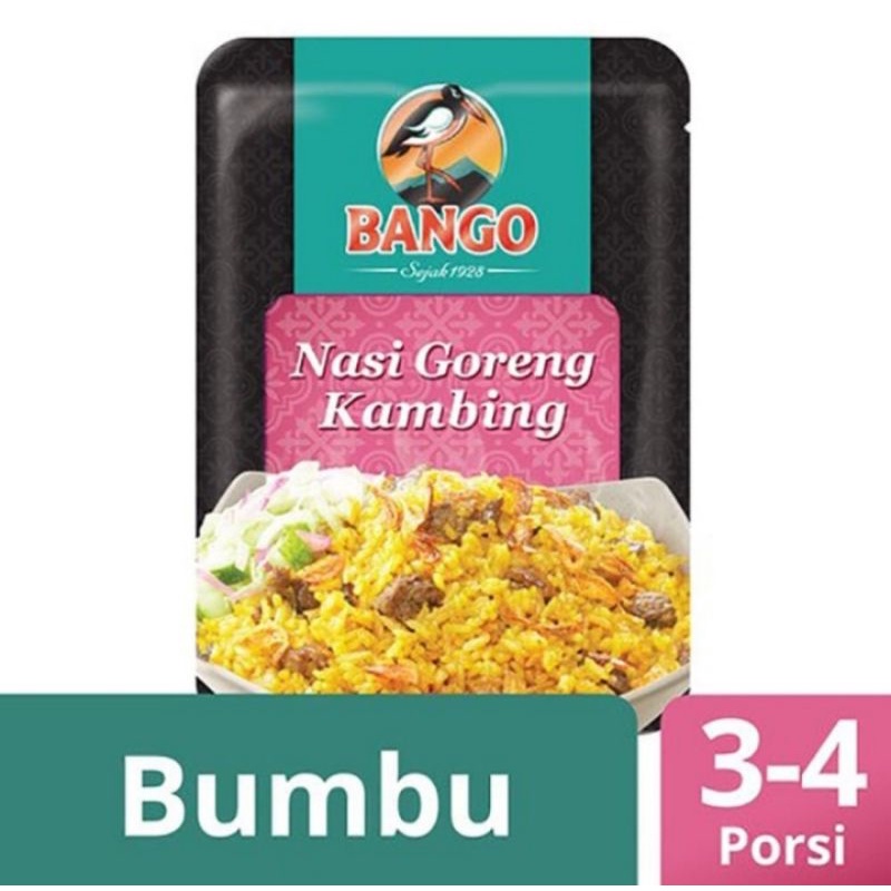 

Bango Bumbu Nasi Goreng Kambing 3-4 Porsi