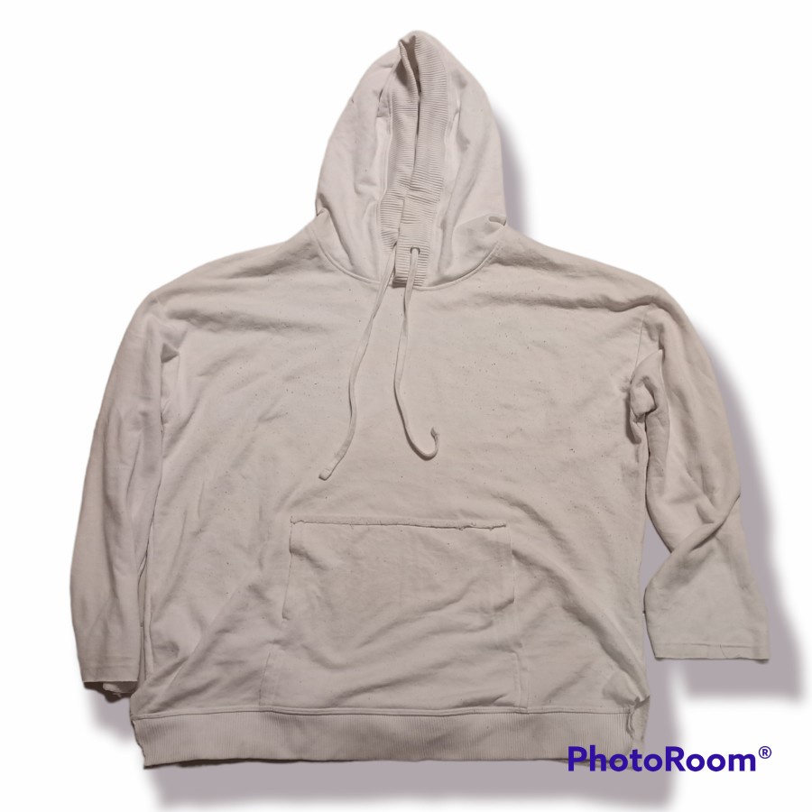 Hoodie Zara. Putih SZ L. Murah aja