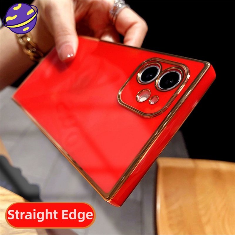 Soft Case TPU Lapis Merah Cover IPhone 14 13 12 11 Pro Max