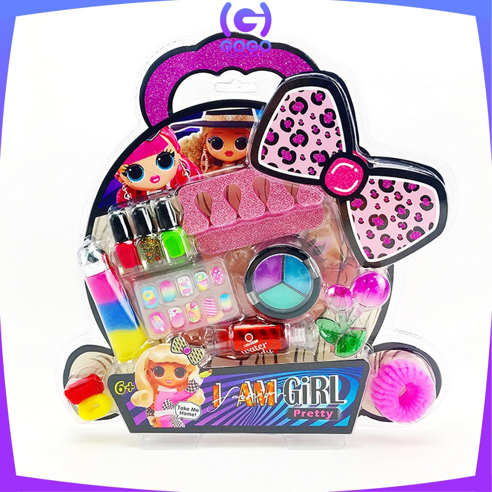 GOGO-M98 Mainan Anak Perempuan Make Up Kutek Set Mainan Anak Cewek Cat Kuku Nail Polish Manicure Toy