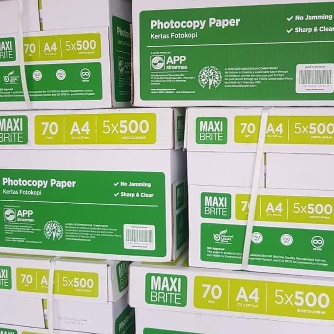 

JUAL HVS A4 70 gr maxi brite