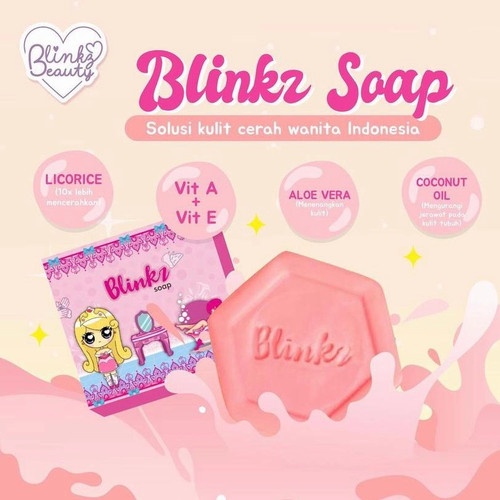 Sabun Pemutih Original BPOM Blinkz Soap / Sabun wajah dan badan / Sabun viral pemutih