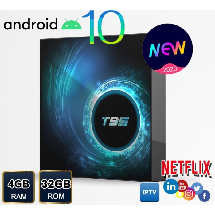 Tv Box Android Tv Box T95 Ram 4 Rom 32 6K Android 10