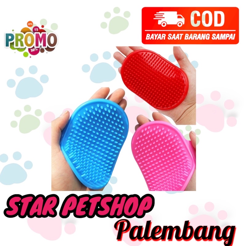 Sisir kucing sikat tangan - Free packing bubble