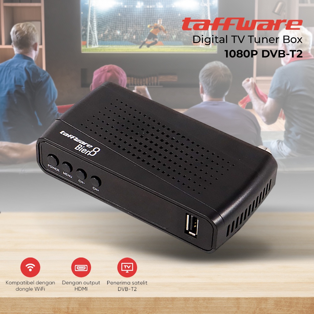 Set Top Box Tv Digital Taffware Bien8 / set top box dvb t2 / set box tv digital / box tv digital / set top box tv tabung / stb dvb t2 / setop box tv digital / set up box tv digital / stb Taffware / set top box Taffware