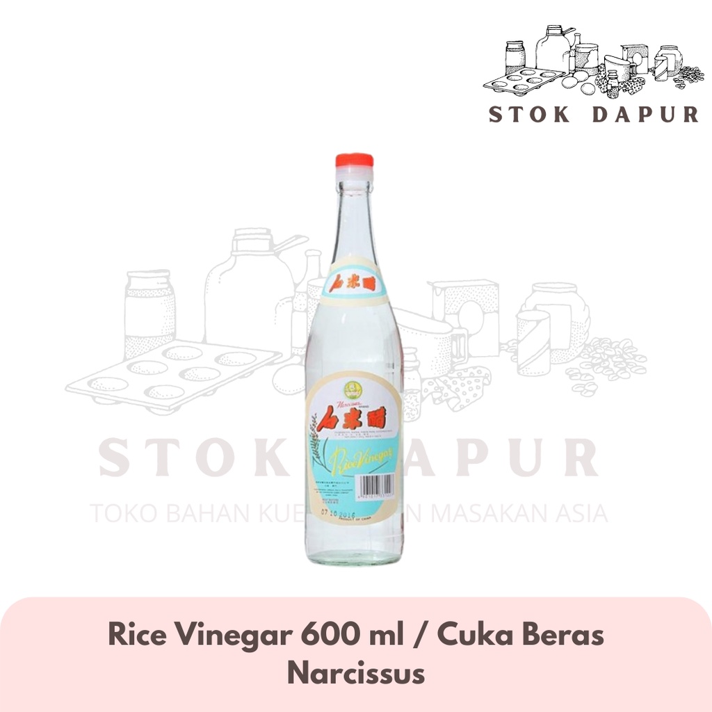 

Narcissus Rice Vinegar 600ml / Cuka Beras / Cuka Putih