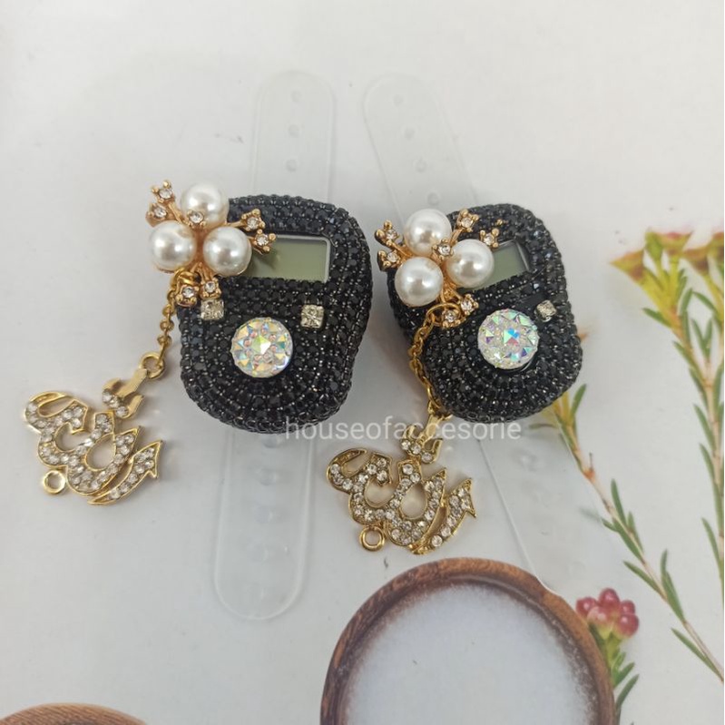 (Ready LED) Tasbih Digital Swarovski Pearl Lafadz Allah