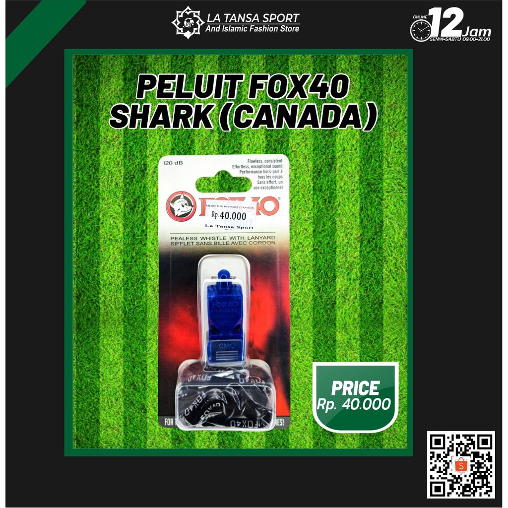 JUAL PELUIT FOX 40 SHARK (CANADA)