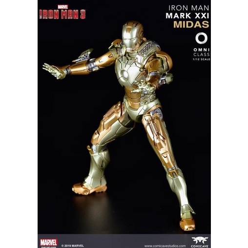 Comicave 1/12 Iron Man Mark 21 Midas Diecast