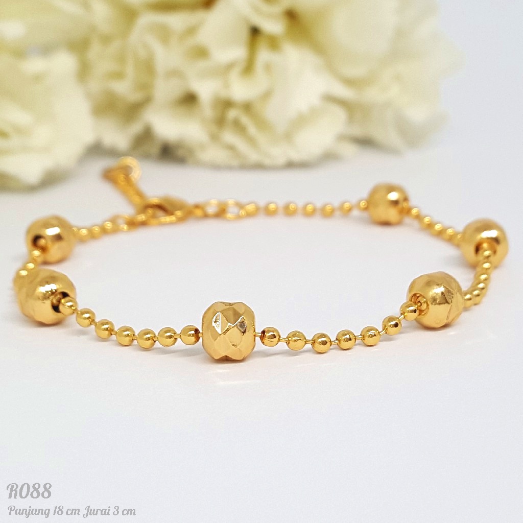 PGX Gelang Tangan Xuping Wanita Perhiasan Lapis Emas Aksesoris Fashion Premium - R088
