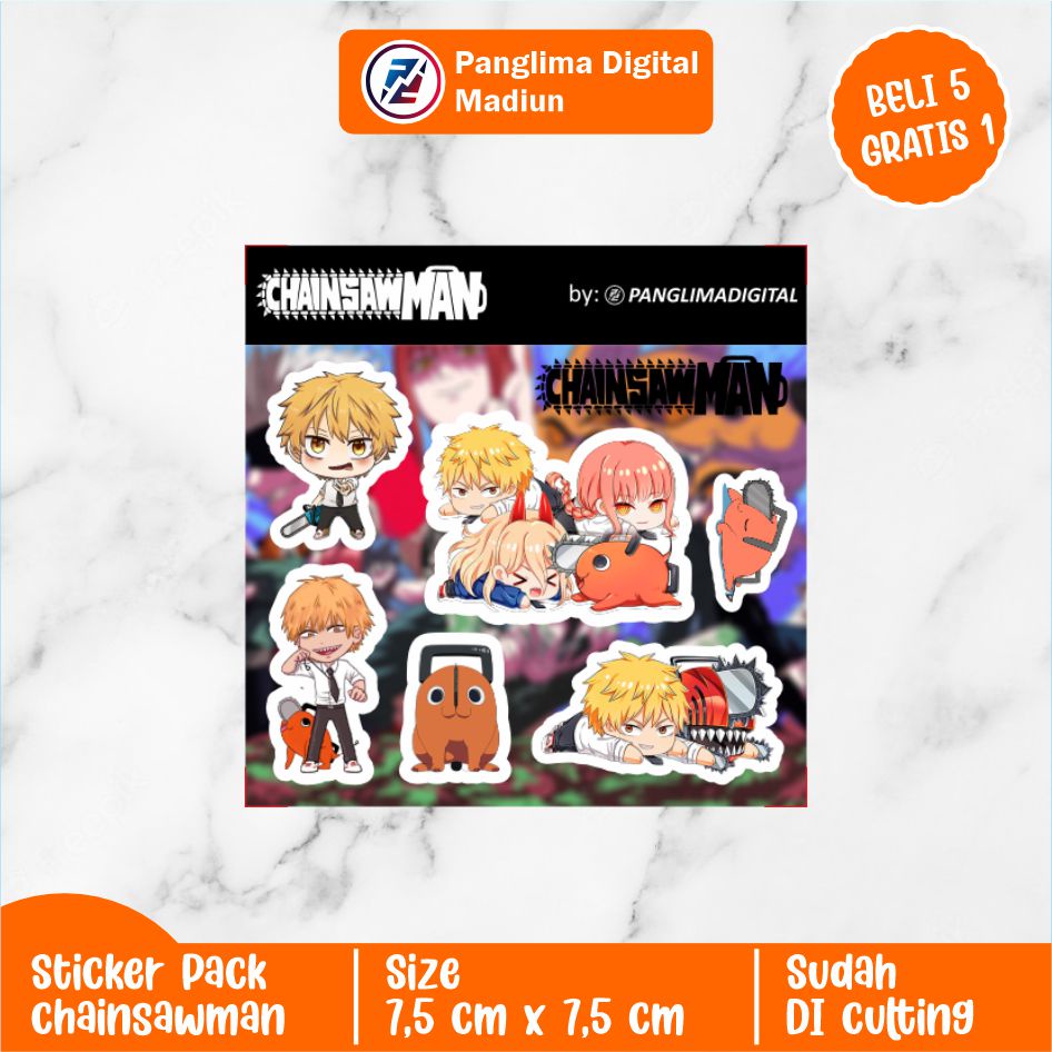 

Sticker Chainsawman mini Sticker Case HP Sticker Tumblr Sticker Jurnal