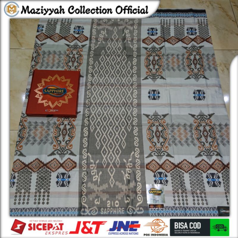 Sarung Sapphire KWS (Kawung Songket) Premium Ecer