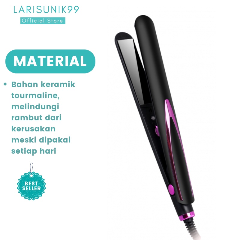 Catokan Rambut Keriting Lurus 2 in 1 Wanita Pelurus Pengeriting Catok Rambut Terbagus Alat Pencatok Keriting Catok Rambut Lurus Pengriting Ion Tourmaline Besi Perawatan Kecantikan Ori Original Premium Terbaru