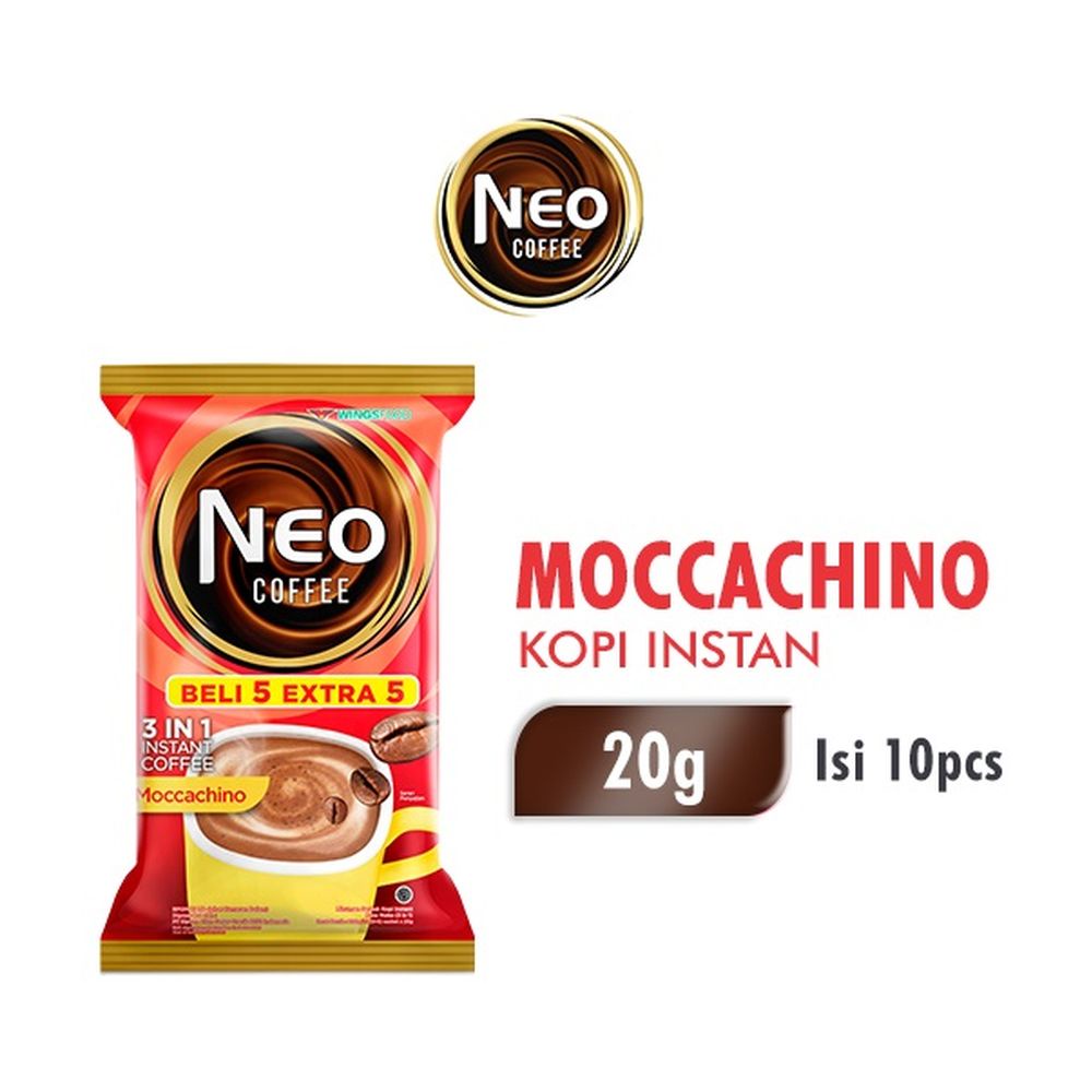 

NEO COFFEE Kopi Instant (6+3) Moccachino 9 x 20gr