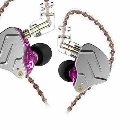 KZ ZSN Pro With Mic In Ear Monitor alt KZ ZSN Pro X KZ DQ6 KZ EDX - Purple Mic, No BundlingCase