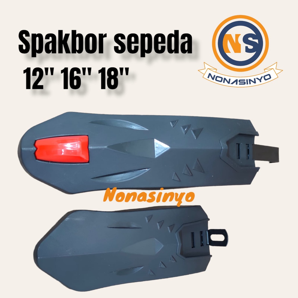 spakbor sepeda bmx anak 12 16 18 inch  spakbor lampu