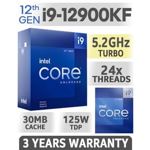 INTEL CORE I9 12900KF | Desktop Processor 16 (8P+8E) Cores LGA 1700