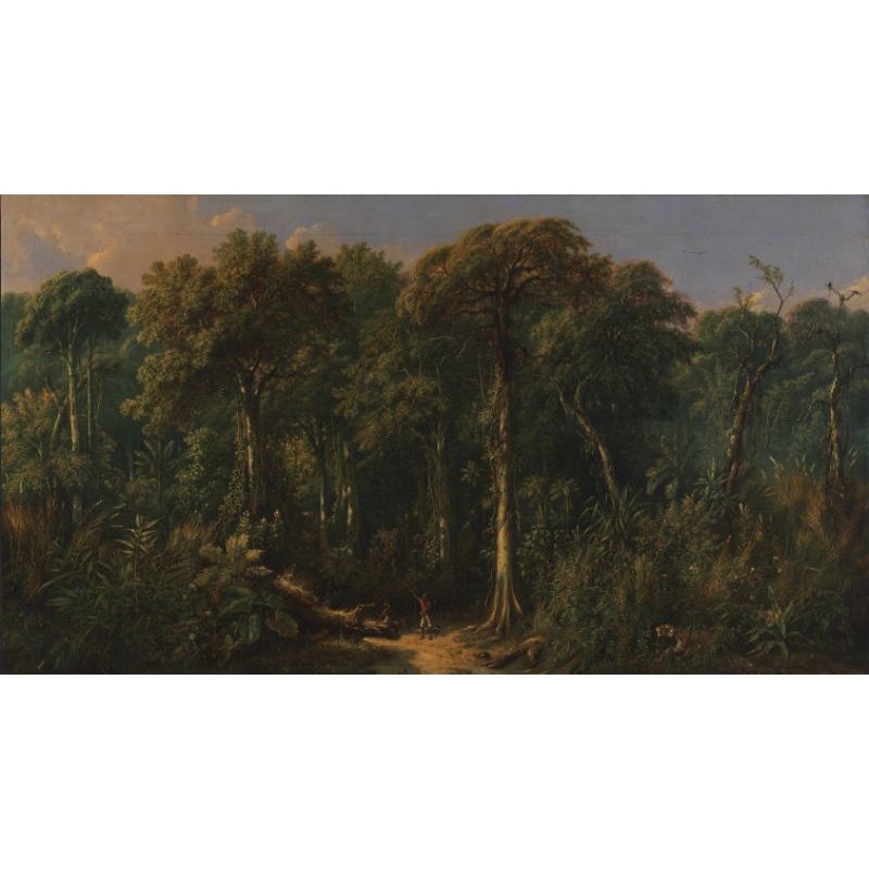 Lukisan Raden Saleh Javanese Jungle Painting