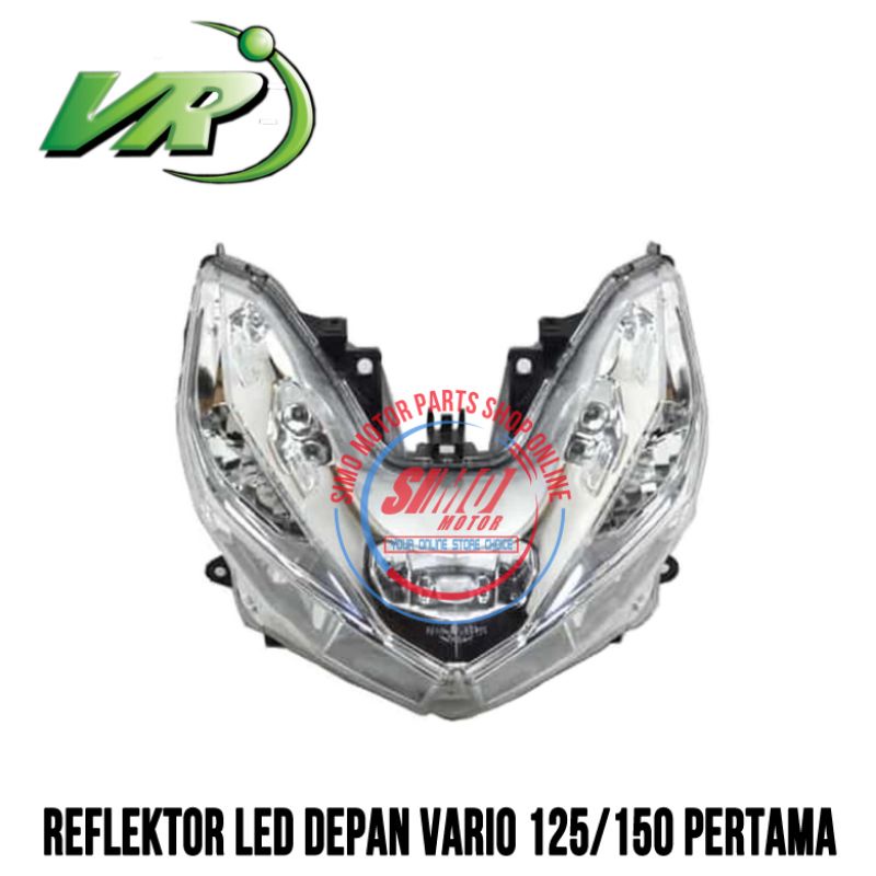 LAMPU DEPAN REFLEKTOR DEPAN VARIO 125 150 LED OLD FULL SET TEBAL BENING