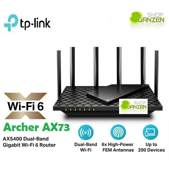 TP-LINK tplink Archer AX73 AX5400 Dual Band Gigabit WiFi 6 Router