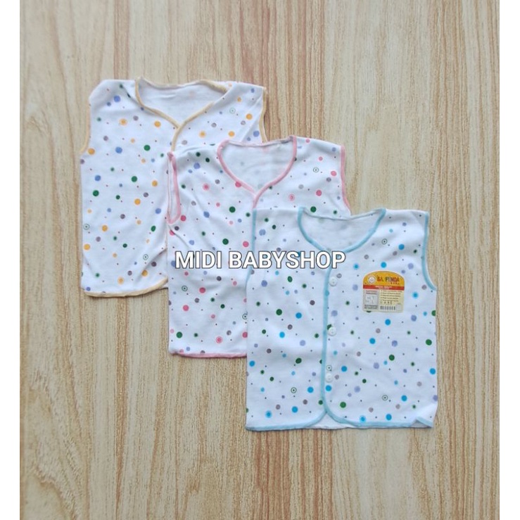 Baju Bayi Kutung Baru Lahir Polkadot Saffenda Baby SNI