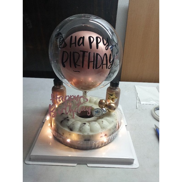 

Premium Birthday Pudding Package (Pudding Balon)