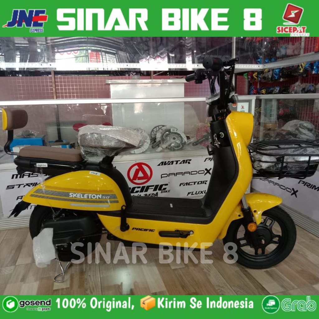 Sepeda Listrik Electric Bike PACIFIC NIMBUZZ dan PACIFIC SKELETON 5.0  E-BIKE 14 x 2.50