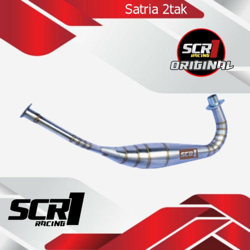 Chamber Knalpot Satria Hiu Lumba Gembung Knalpot Satria 2tak stainless