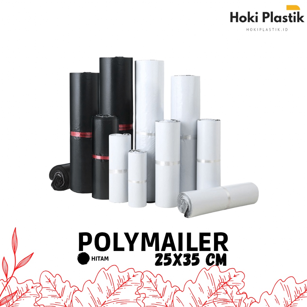 POLYMAILER 25 x 35 cm WARNA PUTIH SILVER HITAM PLASTIK PACKING OLSHOP LEM PLASTIC AMPLOP KEMASAN BAJU CELANA ASESORIS HIJAB MOTIF POLOS CUSTOM SABLON PREMIUM GLOSSY TEBAL BESAR KECIL KANTONG WADAH KRESEK PRINT HD HDPE LDPE ANEKA MURAH