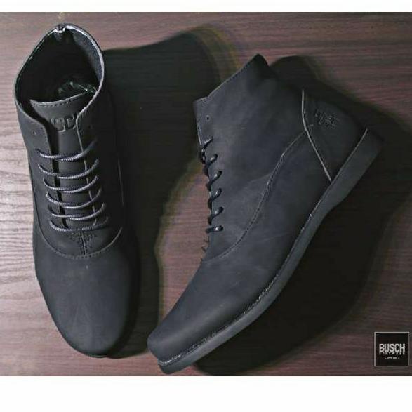 Sepatu Pria BUSCH Brodo Razor OriginaL - Hitam, 40