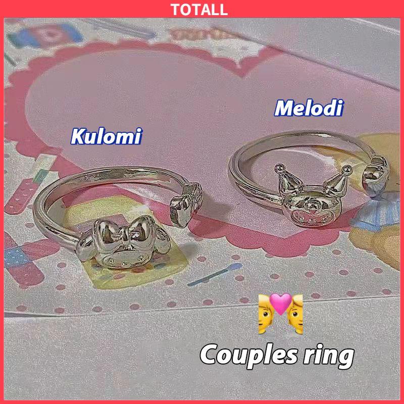 COD Cincin Kuromi Melody Adjustable Kartun Lucu Korea Cincin Untuk Wanita-Totall