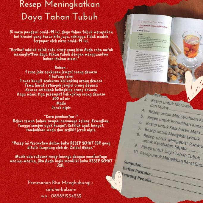 

PROMO Buku Resep Sehat JSR jurus sehat Rasulullah dr. Zaidul akbar original