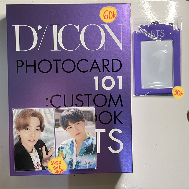 [READY] SHARING DICON 101 CUSTOM BOOK BTS NCT SEVENTEEN CARD HOLDER SUGA DINO THE8