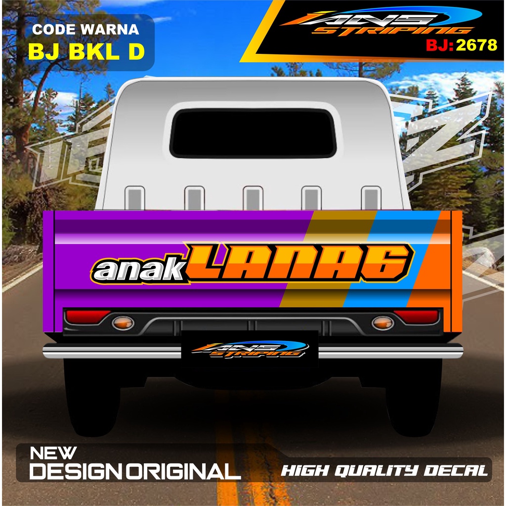 STIKER DECAL GRANMAX PICK UP / STIKER BAK BELAKANG GRANMAX / DECAL STICKER MOBIL GRANMAX